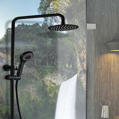 Fond-de-douche-salle-de-bain-verre-imprimé-motif-cascade-Miroiteries-Dubrulle