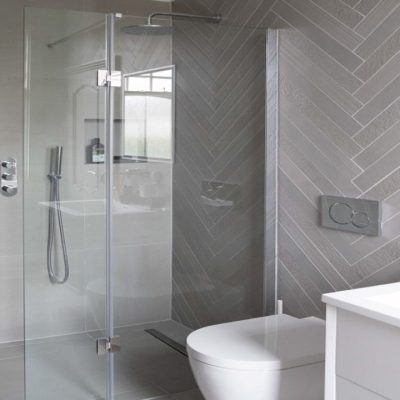 cabine-douche-verre-porte-articulée-sur-mesure-Miroiteries-Dubrulle- Miroiteries-Dubrulle