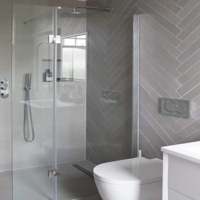 cabine-douche-verre-porte-articulée-sur-mesure-Miroiteries-Dubrulle- Miroiteries-Dubrulle